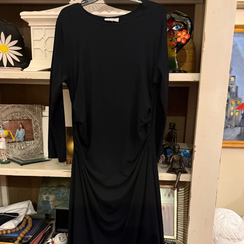 Bryn Walker black size Small ruched rya dress nwt